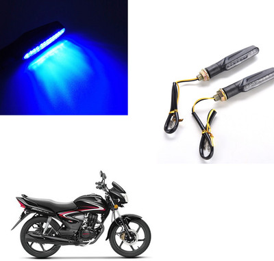 Vagary Front, Rear LED Indicator Light for Honda CB Shine(Blue)