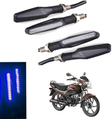 REPLEY Front, Rear LED Indicator Light for Hero Passion(Blue)