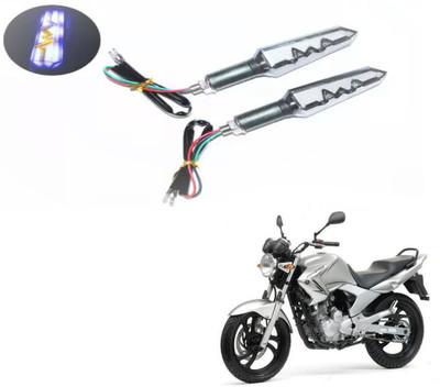 REPLEY Front, Rear LED Indicator Light for Yamaha YBR 250(Blue, Orange)