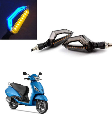Vagary Front, Rear LED Indicator Light for TVS Jupiter(Blue, Yellow)
