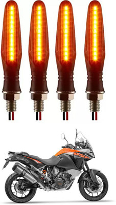 E-Shoppe Front, Rear, Side LED Indicator Light for KTM Universal For Bike(Yellow)