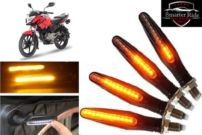 Smarter Ride Front, Rear, Side LED Indicator Light for Bajaj Pulsar 135 LS(Yellow)