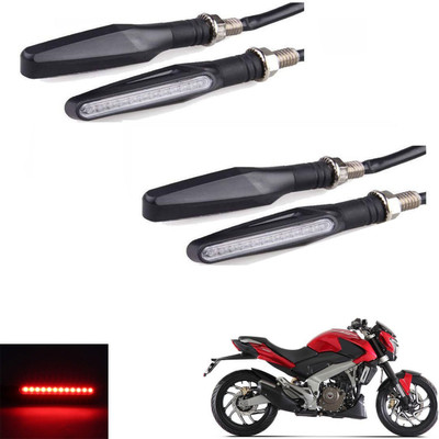 REPLEY Front, Rear LED Indicator Light for Bajaj Universal For Bike(Red)