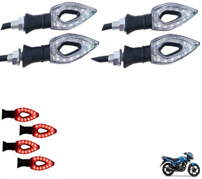 REPLEY Front, Rear LED Indicator Light for TVS Victor(Red)
