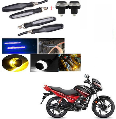 BXtremeZ Side LED Indicator Light for Hero Glamour FI(Yellow, Blue)