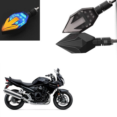 Vagary Front, Rear LED Indicator Light for Suzuki Bandit(Blue, Yellow)