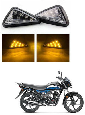 REPLEY Front, Rear LED Indicator Light for Honda CB Trigger(Yellow)