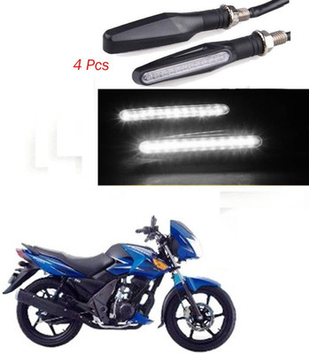 BXtremeZ Front, Rear LED Indicator Light for TVS Flame SR125(White)