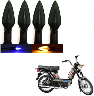 BRPEARl Side LED Indicator Light for TVS Heavy Duty Super XL(Blue, Amber)