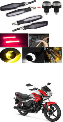 E-Shoppe Front, Rear, Side LED Indicator Light for Hero Universal For Bike(Yellow, Blue)