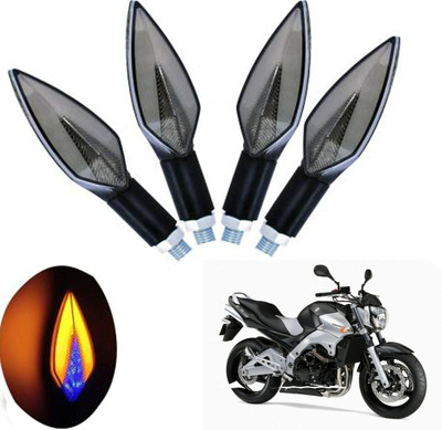 REPLEY Front, Rear LED Indicator Light for Suzuki Universal For Bike(Yellow, Blue)