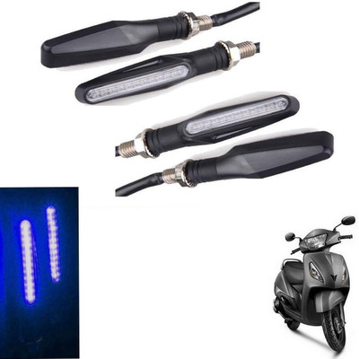 REPLEY Front, Rear LED Indicator Light for TVS Jupiter(Blue)