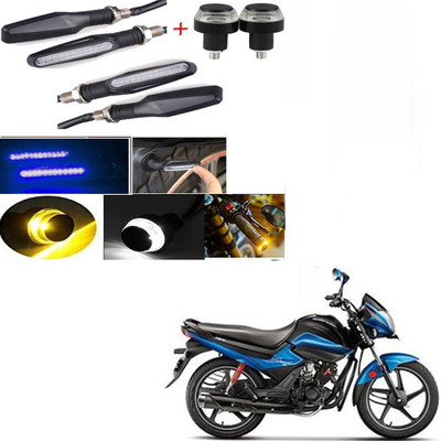 BXtremeZ Side LED Indicator Light for Hero Splender iSMART(Yellow, Blue)