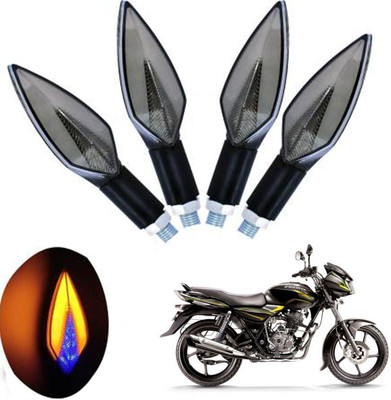 REPLEY Front, Rear LED Indicator Light for Bajaj Discover 100 DTS-i(Yellow, Blue)