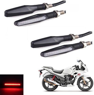 REPLEY Front, Rear LED Indicator Light for Hero Karizma(Red)