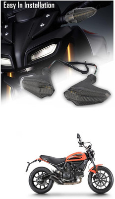 LOVMOTO Front, Rear LED Indicator Light for Mahindra Rodeo RZ(Multicolor)