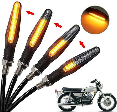 Generox Front, Rear, Side LED Indicator Light for Yamaha RX 100(Amber)