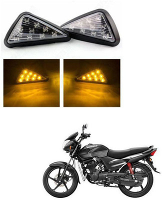 REPLEY Front, Rear LED Indicator Light for Hero Achiever(Yellow)