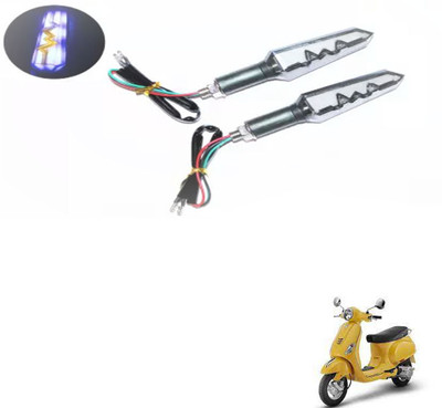 REPLEY Front, Rear LED Indicator Light for Piaggio Vespa LX(Blue, Orange)