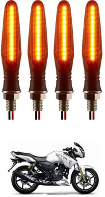 E-Shoppe Front, Rear, Side LED Indicator Light for TVS Apache RTR 180(Yellow)
