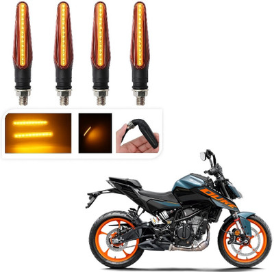 JMA TRADING Front, Rear LED Indicator Light for KTM Duke 180(Yellow)