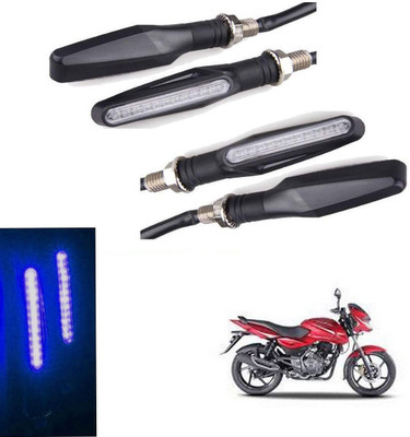 REPLEY Front, Rear LED Indicator Light for Bajaj Pulsar 180 DTS-i(Blue)