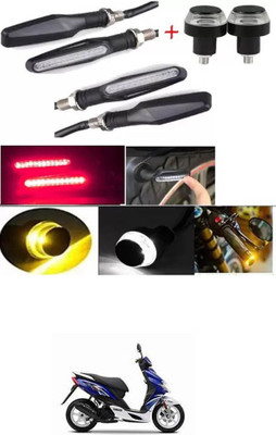 E-Shoppe Front, Rear, Side LED Indicator Light for Yamaha Universal For Bike(Yellow, Blue)