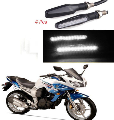 BRPEARl Front, Rear LED Indicator Light for Yamaha Fazer(White)