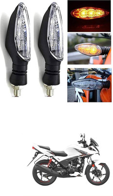 LOVMOTO Front, Rear LED Indicator Light for Hero Ignitor(Yellow)
