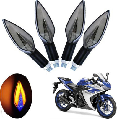 REPLEY Front, Rear LED Indicator Light for Yamaha RC 390(Yellow, Blue)