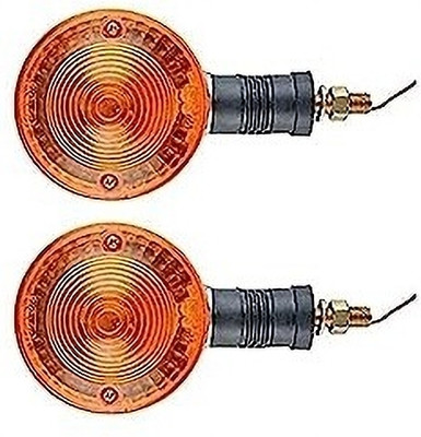 Aerotek Side Flasher Indicator Light for Yamaha RX 100, RX-135, RX-100, Rajdoot(Orange)