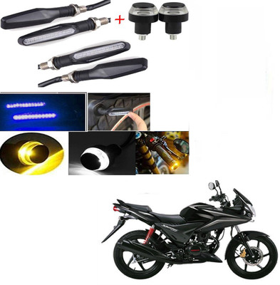 BXtremeZ Side LED Indicator Light for Honda CBF Stunner(Yellow, Blue)