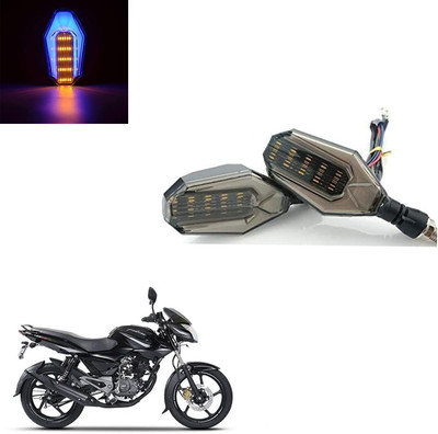 Vagary Front, Rear LED Indicator Light for Bajaj Pulsar 135 LS(Blue, Yellow)