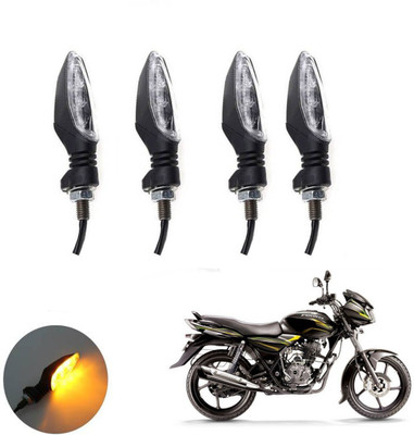 REPLEY Front, Rear LED Indicator Light for Bajaj Discover 100 DTS-i(Yellow)