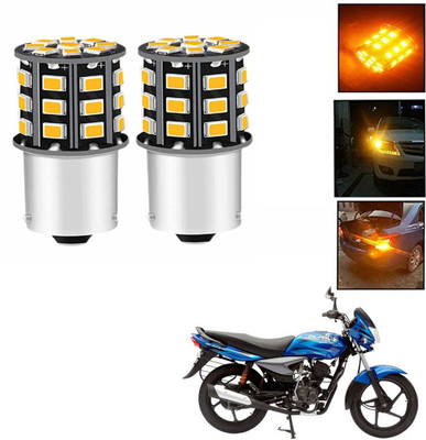 REPLEY Front, Rear LED Indicator Light for Bajaj Platina 125(Orange)