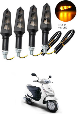 LOVMOTO Front, Rear LED Indicator Light for Mahindra Duro DZ(Multicolor)