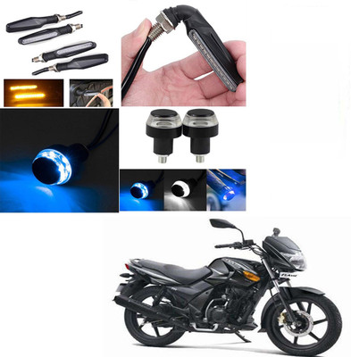 BXtremeZ Side LED Indicator Light for TVS Flame DS125(Yellow, Blue)