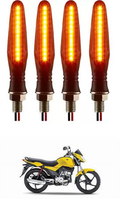 E-Shoppe Front, Rear, Side LED Indicator Light for Mahindra Universal For Bike(Yellow)