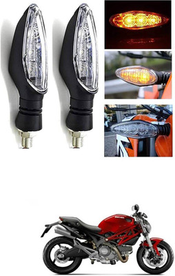LOVMOTO Front, Rear LED Indicator Light for TVS Max 4R(Multicolor)