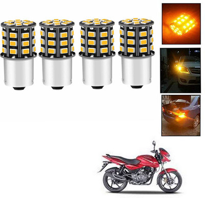 REPLEY Front, Rear LED Indicator Light for Bajaj Pulsar 180 DTS-i(Orange)