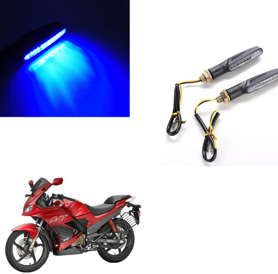 Vagary Front, Rear LED Indicator Light for Hero Karizma ZMR(Blue)