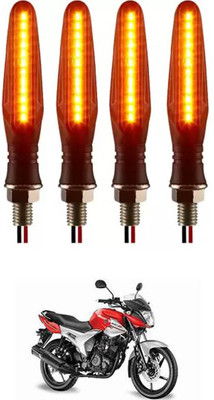 E-Shoppe Front, Rear, Side LED Indicator Light for Yamaha SZ R(Yellow)