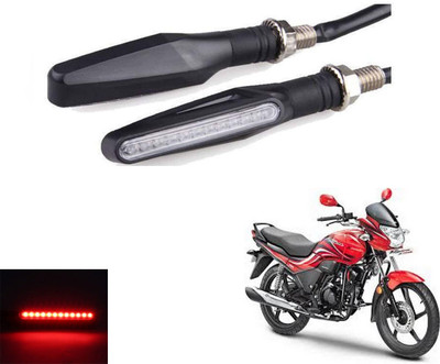 REPLEY Front, Rear LED Indicator Light for Hero Passion Pro(Red)