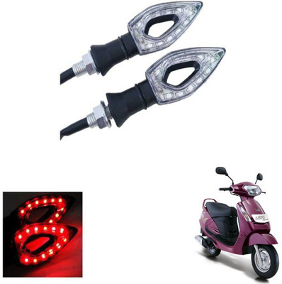 REPLEY Front, Rear LED Indicator Light for Mahindra Duro(Red)