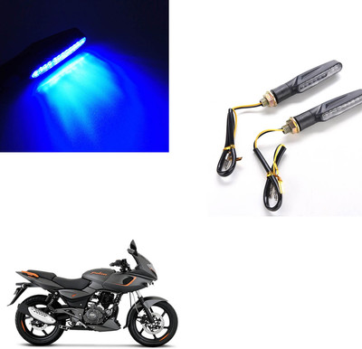 Vagary Front, Rear LED Indicator Light for Bajaj Pulsar 180 DTS-i(Blue)