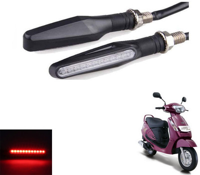 REPLEY Front, Rear LED Indicator Light for Mahindra Duro(Red)
