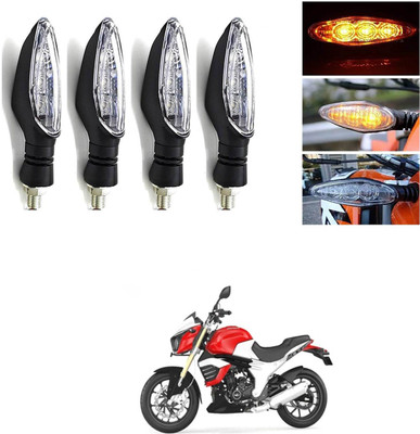 LOVMOTO Front, Rear LED Indicator Light for TVS Max 4R(Multicolor)
