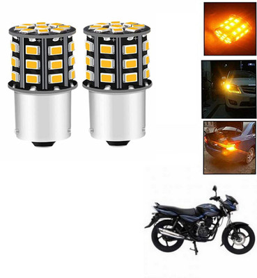 REPLEY Front, Rear LED Indicator Light for Bajaj Discover 100(Orange)