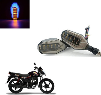 Vagary Front, Rear LED Indicator Light for Mahindra Pantero(Blue, Yellow)