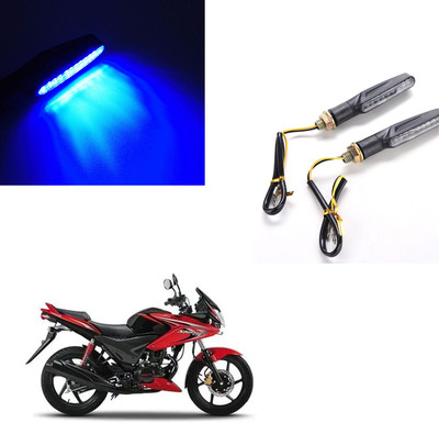Vagary Front, Rear LED Indicator Light for Honda CBF Stunner(Blue)